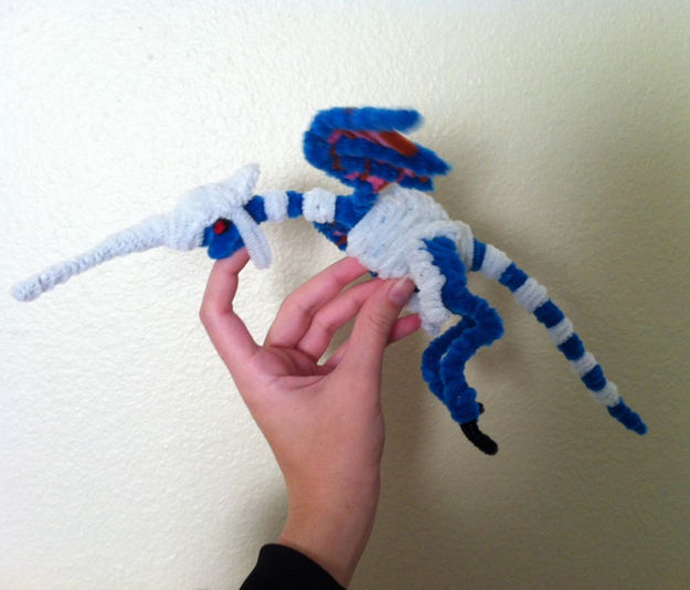 Pipe Cleaner Blue Dragon