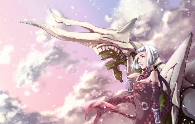 Orta with Her Dragon