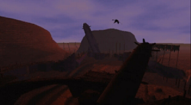 Panzer Dragoon Saga Cutscene Screenshot: Cainus