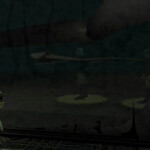 Panzer Dragoon Saga Cutscene Screenshot: Edge Meets with Craymen