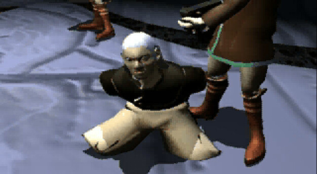 Panzer Dragoon Saga Cutscene Screenshot: Activation of the Tower