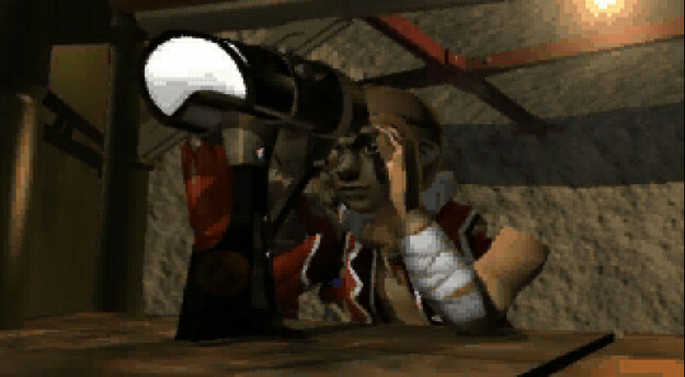 Panzer Dragoon Saga Cutscene Screenshot: Infested Grig Orig
