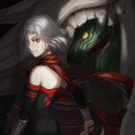 Orta and Her Dragon in the Shadows