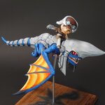 Chibi Kyle Fluge and Blue Dragon Miniature