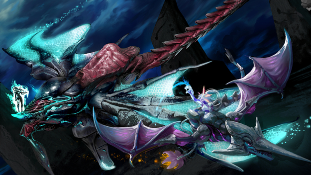 Atolm Mare vs. Blue Dragon