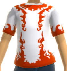 Xbox Live Avatar - White Reaver T-Shirt Close Up
