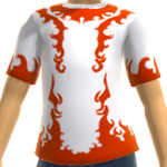 Xbox Live Avatar - White Reaver T-Shirt Close Up