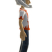 Xbox Live Avatar - White Reaver Helmet and T-Shirt Right Side View
