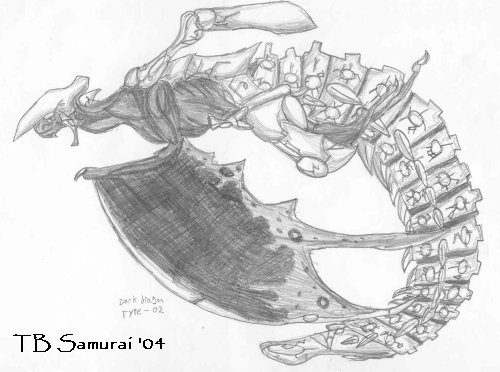 Dark Dragon Pencil Sketch